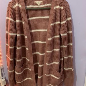 Dusty pink cardigan
